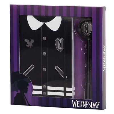 KARACTERMANIA WEDNESDAY NEVERMORE UNIFORM DIARY AND BALLPEN GIFT SET
