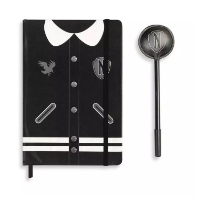 KARACTERMANIA WEDNESDAY NEVERMORE UNIFORM DIARY AND BALLPEN GIFT SET