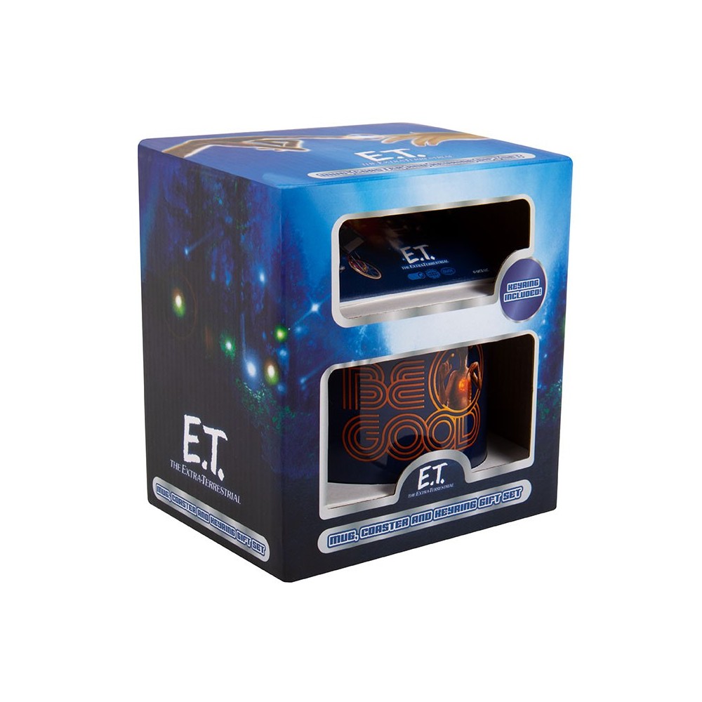 FIZZ CREATIONS E.T. THE EXTRATERRESTRIAL GIFT SET MUG COASTER AND KEYRING