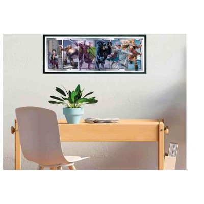 RAVENSBURGER DUNGEONS & DRAGONS COMPANIONS OF THE HALL 1000 PIECES JIGSAW 98X33 CM