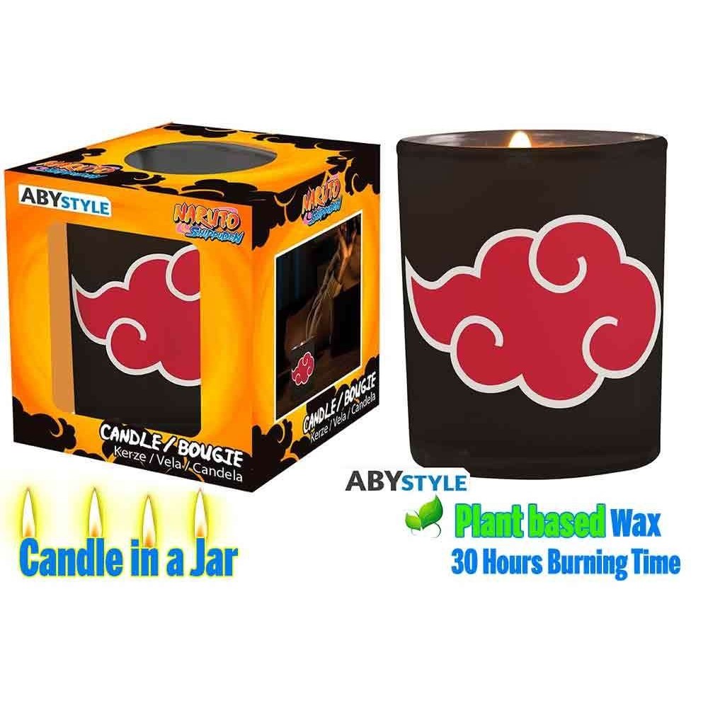 ABYSTYLE CANDLE IN A JAR NARUTO SHIPPUDEN AKATSUKI