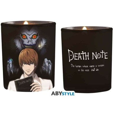 ABYSTYLE CANDLE IN A JAR DEATH NOTE LIGHT AND RYUK
