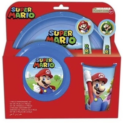 SUPER MARIO DINNERWARE SET STOVIGLIE STOR