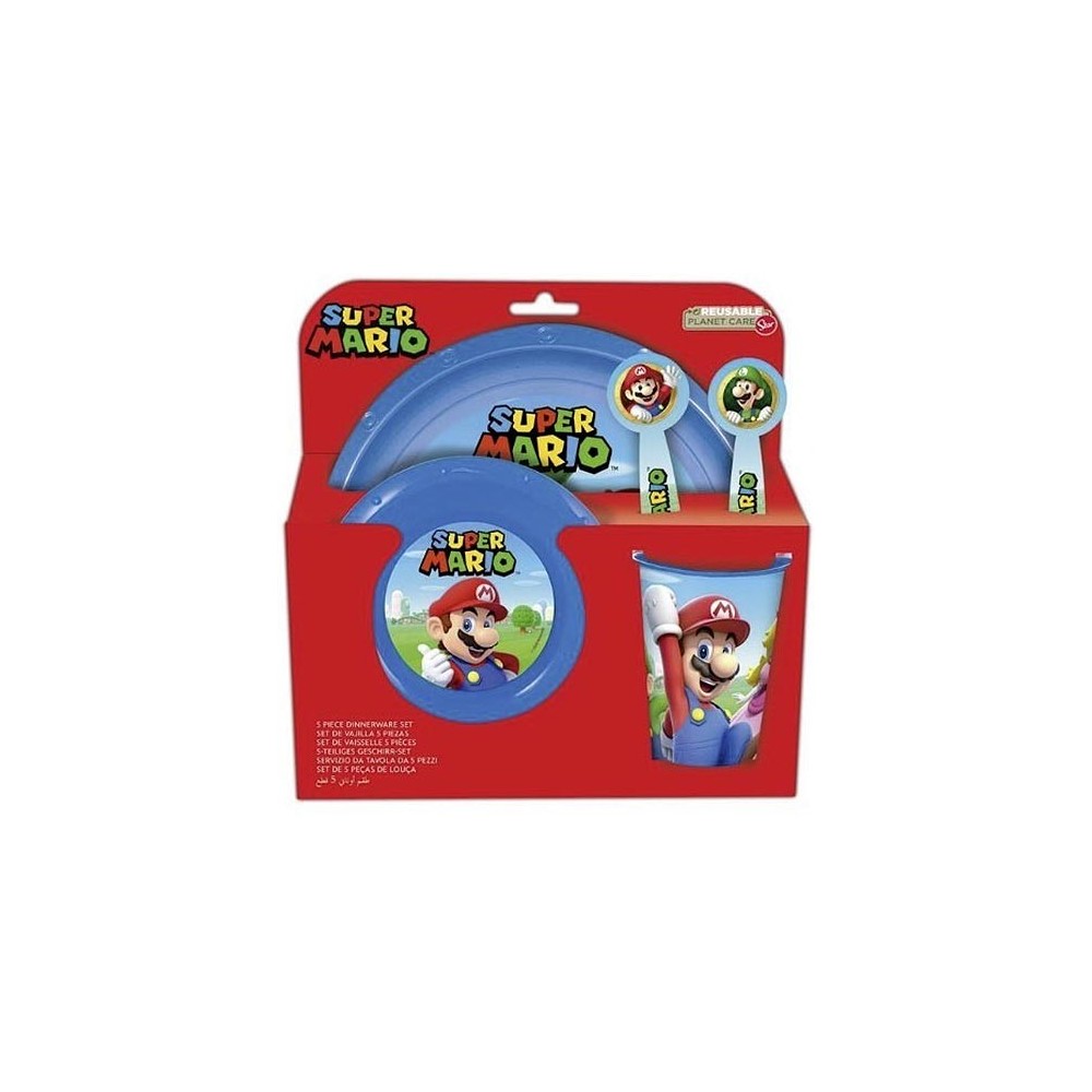 STOR  SUPER MARIO DINNERWARE SET