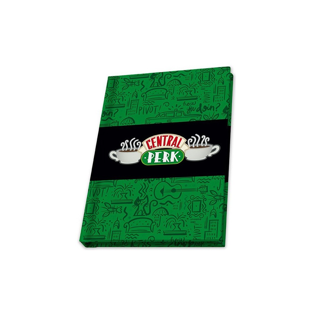 FRIENDS CENTRAL PERK GIFT SET BICCHIERE SPILLA E TACCUINO ABYSTYLE