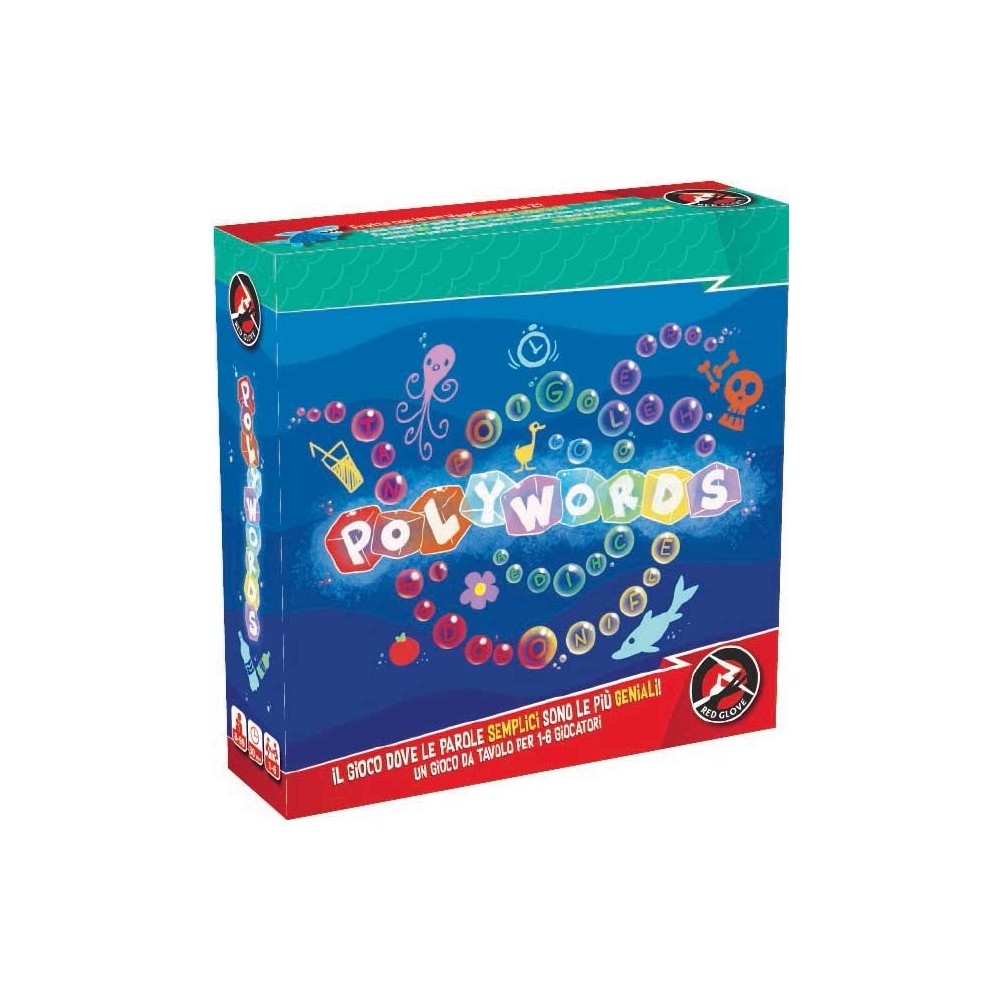 RED GLOVE POLYWORDS - ITALIAN BOARDGAME