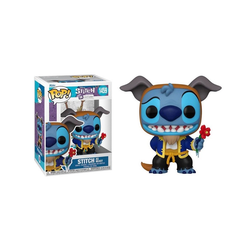 FUNKO POP! STITCH IN COSTUME AS BEAST BOBBLE HEAD FIGURE FUNKO
