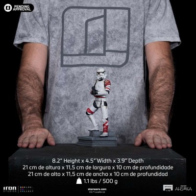 IRON STUDIOS STAR WARS AHSOKA NIGHT TROOPER ART SCALE 1/10 STATUE