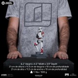 STAR WARS AHSOKA NIGHT TROOPER ART SCALE 1/10 STATUA FIGURE IRON STUDIOS