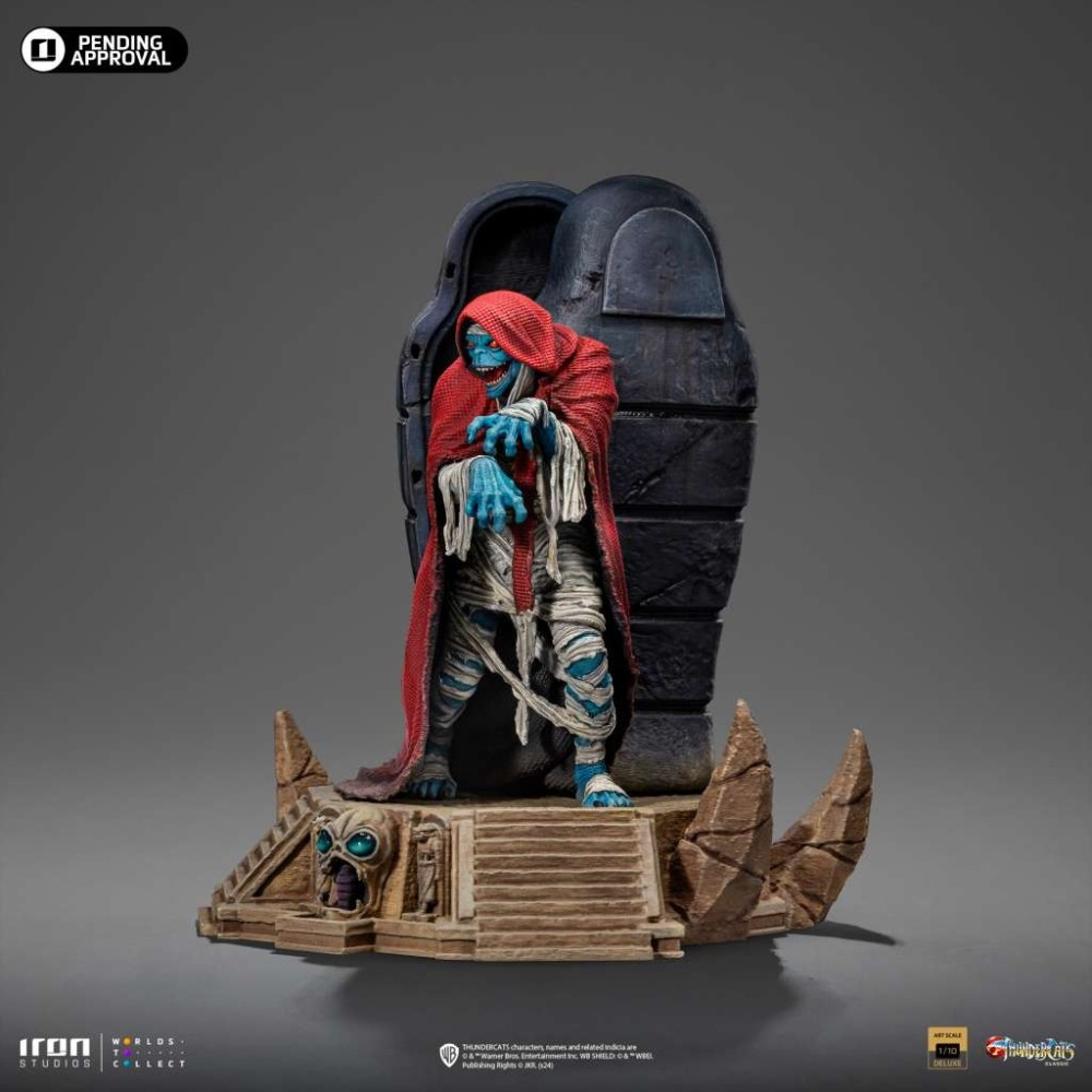 THUNDERCATS MUMM-RA DECAYED FORM ART SCALE DELUXE 1/10 STATUA FIGURE IRON STUDIOS