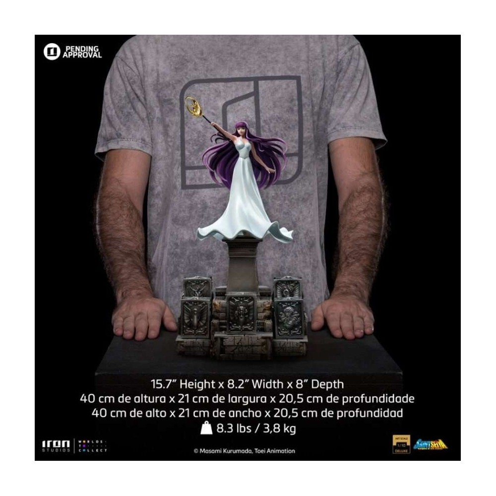 IRON STUDIOS SAINT SEIYA SAORI KIDO ATHENA ART SCALE 1/10 STATUE