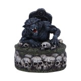 NEMESIS NOW TREASURES OF THE LYCAN DARK WEREWOLF BOX STATUE