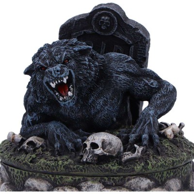 NEMESIS NOW TREASURES OF THE LYCAN DARK WEREWOLF BOX STATUE