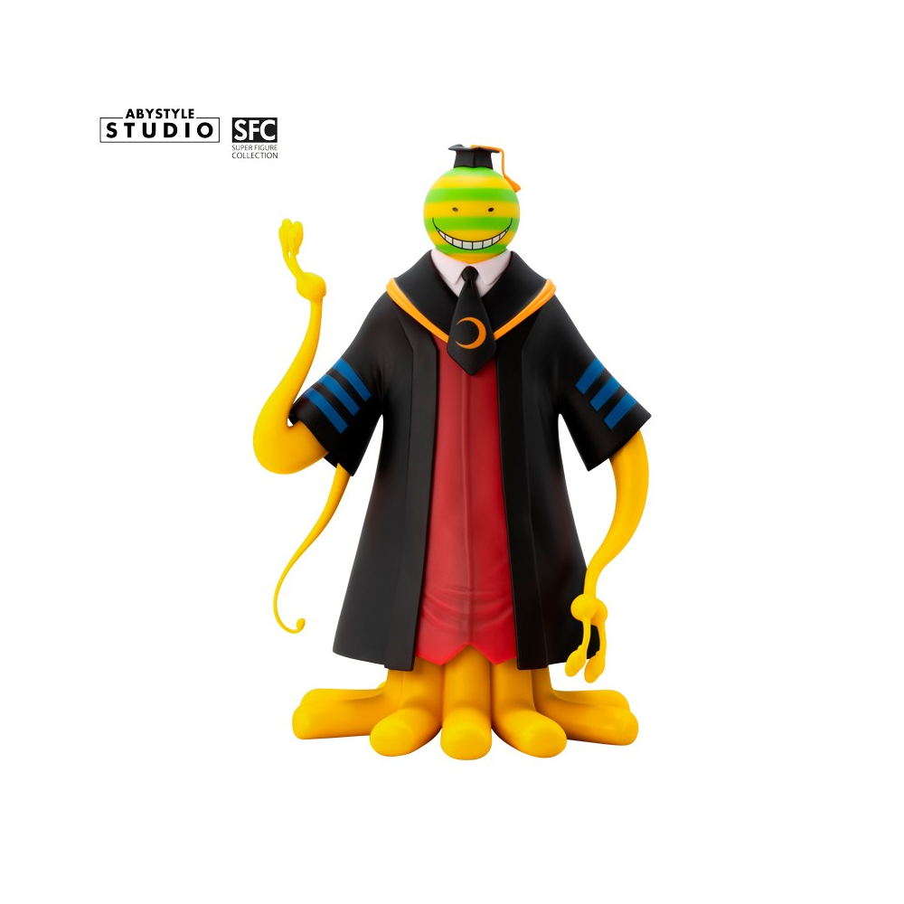 ABYSTYLE ASSASSINATION CLASSROOM KORO SENSEI YELLOW AND GREEN STRIPPED SFC STATUE FIGURE