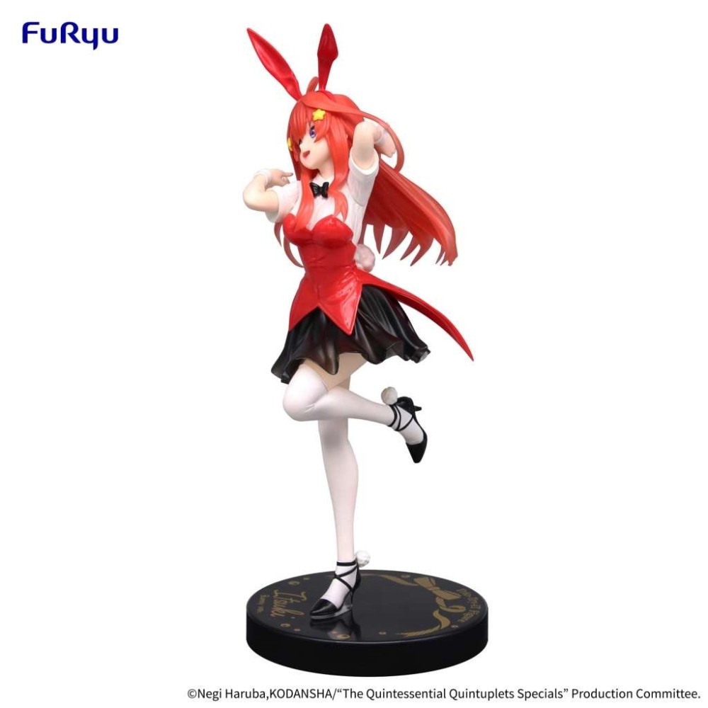 FURYU THE QUINTESSENTIAL QUINTUPLETS TRIO-TRY-IT ITSUKI NAKANO BUNNY VERSION STATUE FIGURE