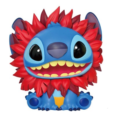 LILO AND STITCH IN LION KING COSTUME MONEY BANK SALVADANAIO FIGURE MONOGRAM