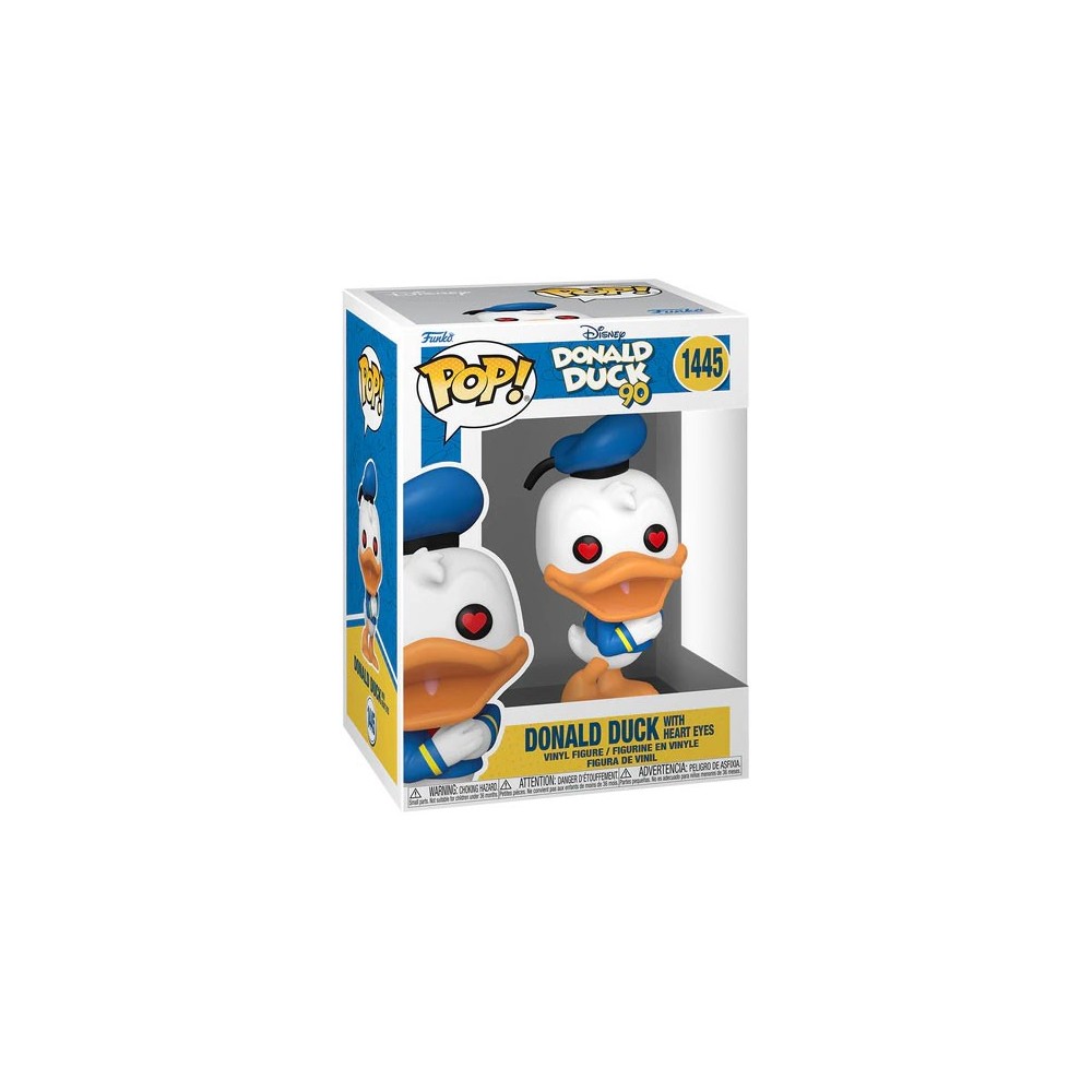 FUNKO FUNKO POP! DISNEY DONALD DUCK 90 DONALD DUCK WITH HEART EYES BOBBLE HEAD FIGURE