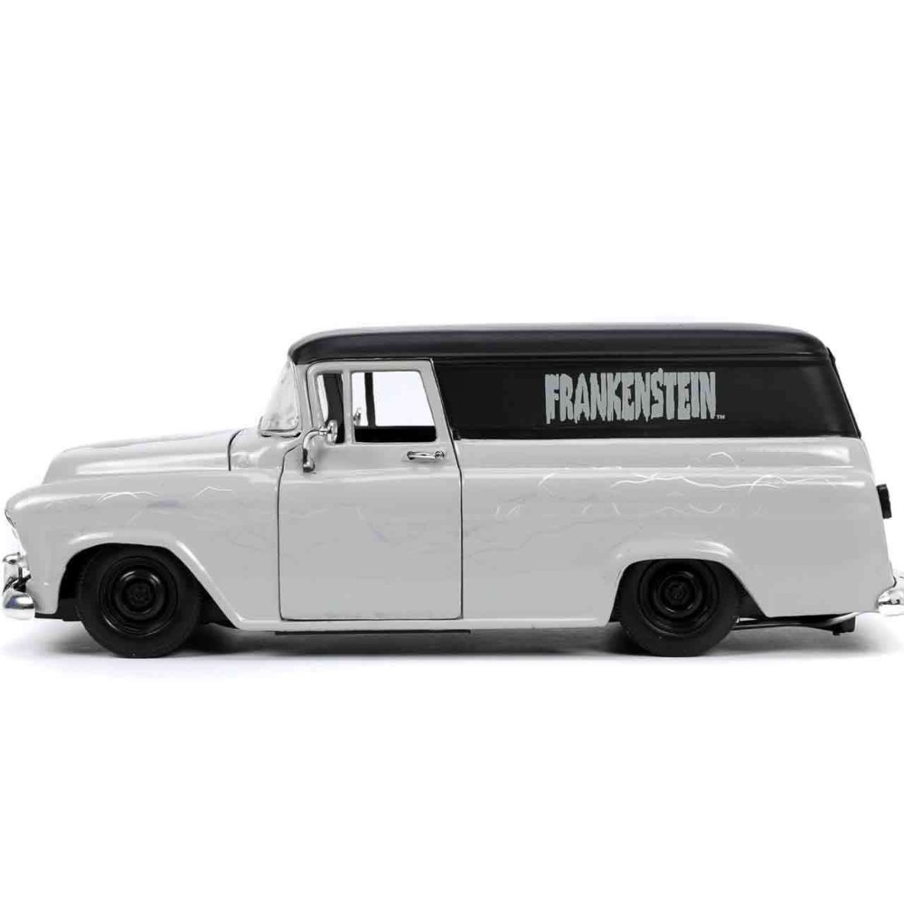UNIVERSAL MONSTER FRANKENSTEIN 1957 CHEVY SUBURBAN DIE CAST 1/24 MODEL JADA TOYS