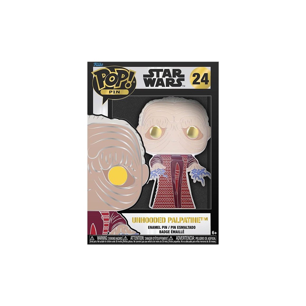 FUNKO FUNKO POP! PIN STAR WARS UNHOODED PALPATINE PIN FIGURE