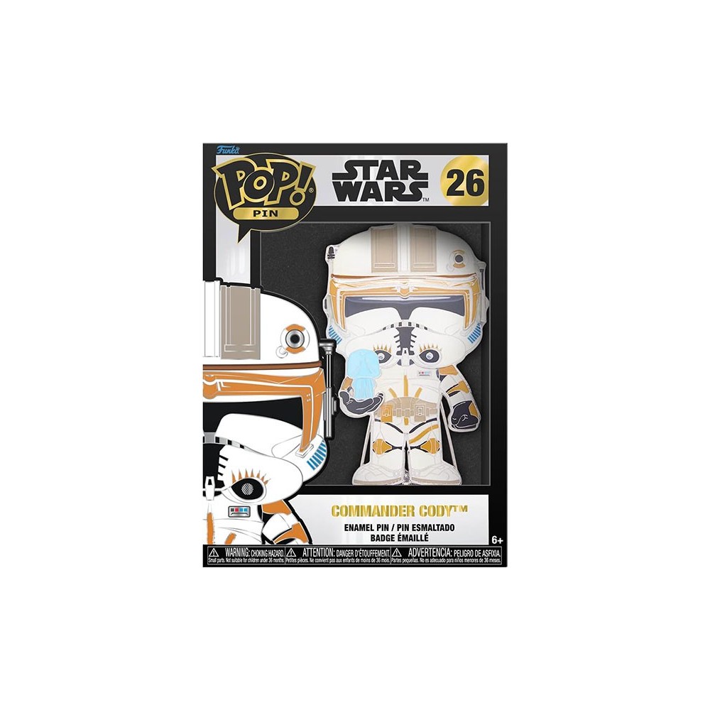 FUNKO POP! PIN STAR WARS COMMANDER CODY SPILLA FIGURE FUNKO