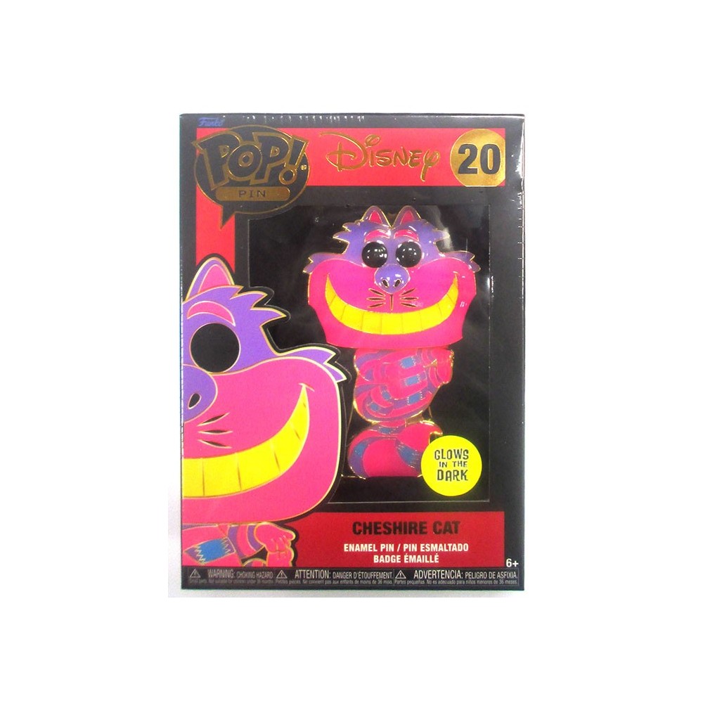 FUNKO POP! PIN DISNEY CHESHIRE CAT GLOWS IN THE DARK SPILLA FIGURE FUNKO