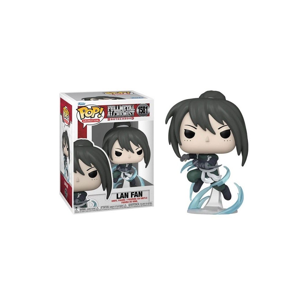 FUNKO POP! FULLMETAL ALCHEMIST BROTHERHOOD LAN FAN BOBBLE HEAD FIGURE FUNKO