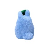 IL MIO VICINO TOTORO WITH LEAF BLUE 18CM PELUCHES FIGURE STUDIO GHIBLI