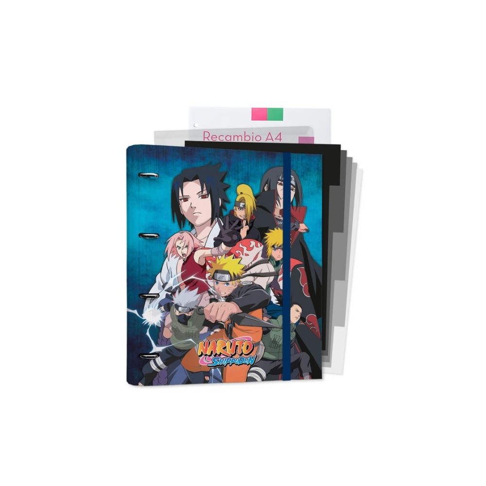 GRUPO ERIK NARUTO SHIPPUDEN RING BINDER PREMIUM SET