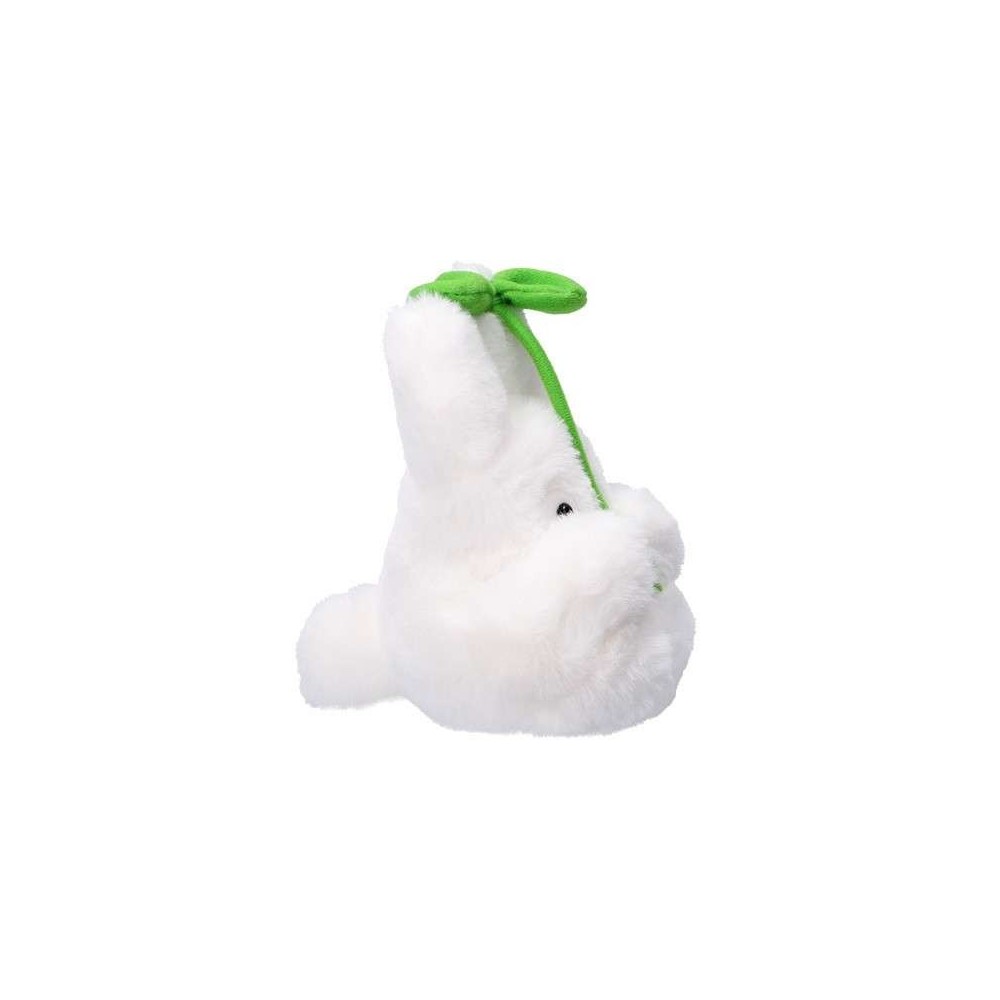 IL MIO VICINO TOTORO WITH LEAF WHITE 16CM PELUCHES FIGURE STUDIO GHIBLI