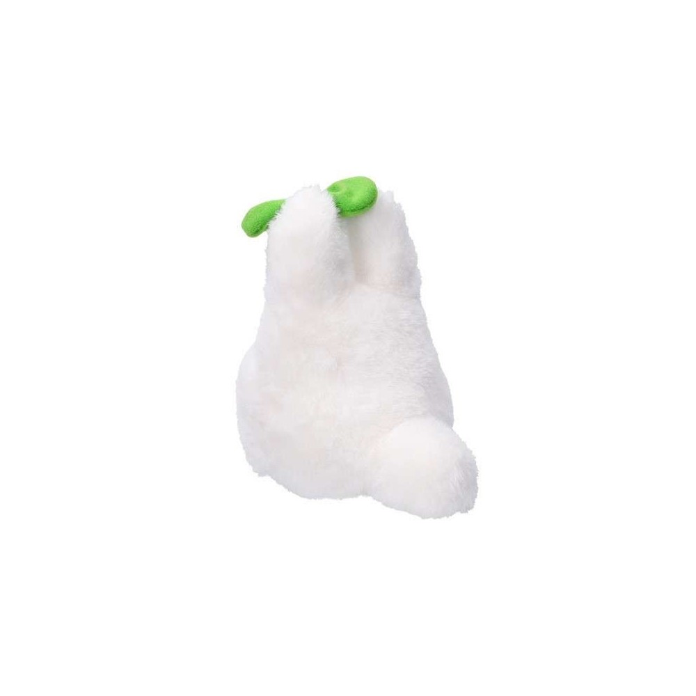 IL MIO VICINO TOTORO WITH LEAF WHITE 16CM PELUCHES FIGURE STUDIO GHIBLI