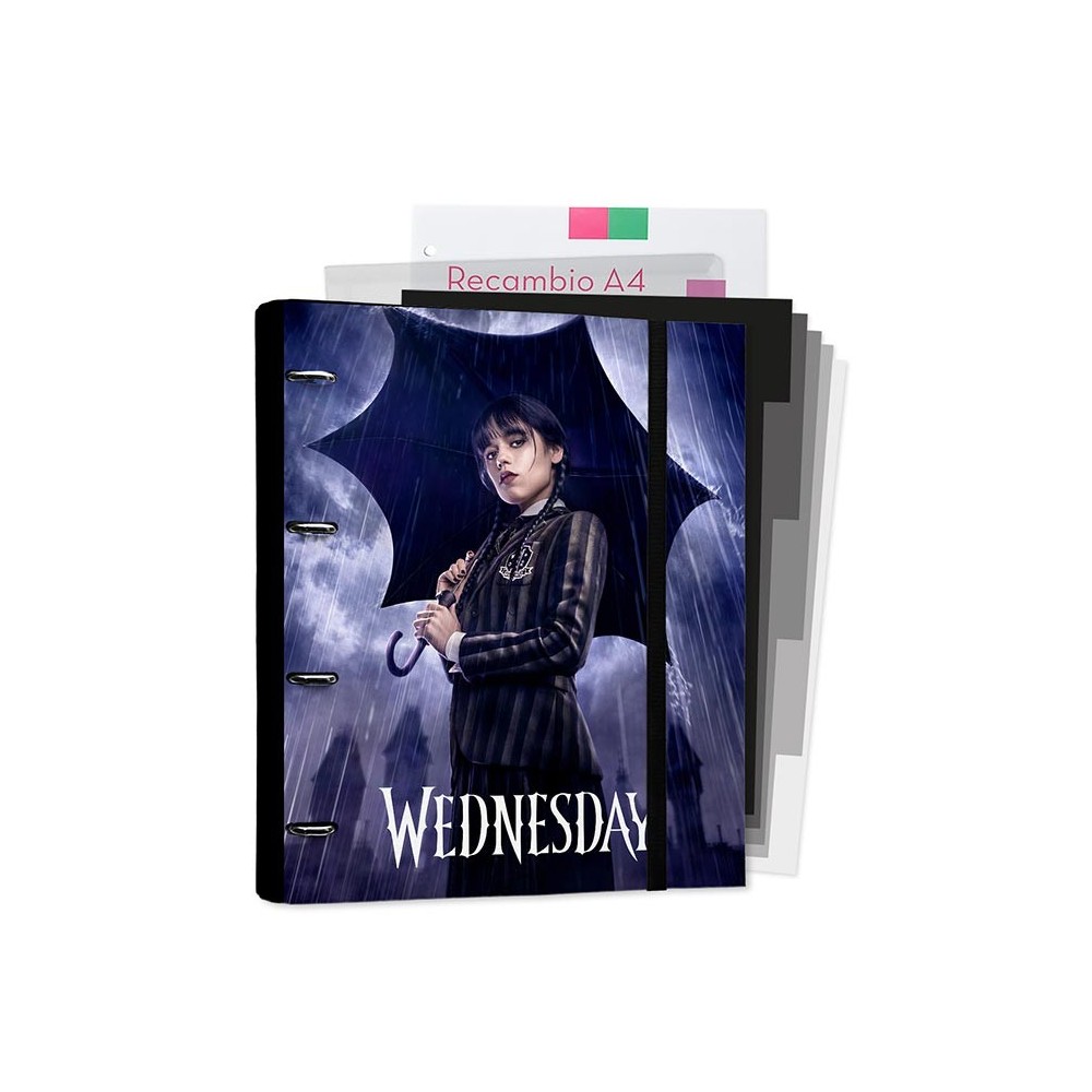GRUPO ERIK WEDNESDAY RING BINDER PREMIUM SET