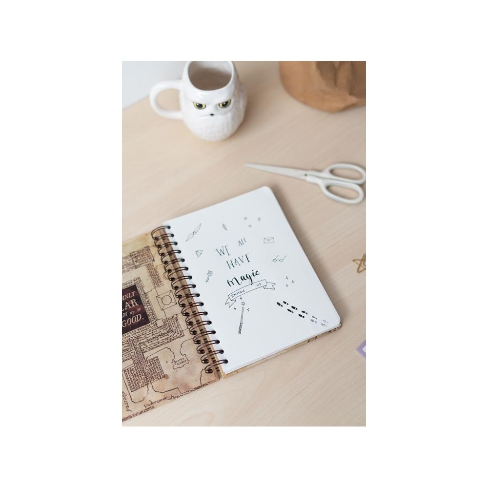 GRUPO ERIK HARRY POTTER MARAUDER'S MAP A5 NOTEBOOK