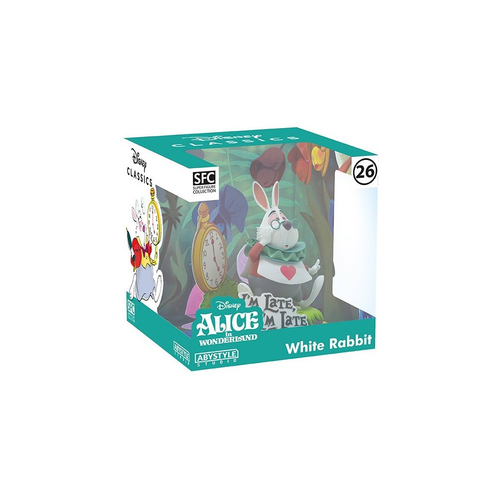 ABYSTYLE ALICE IN WONDERLAND WHITE RABBIT SUPER FIGURE COLLECTION STATUE