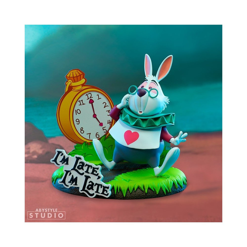 ABYSTYLE ALICE IN WONDERLAND WHITE RABBIT SUPER FIGURE COLLECTION STATUE