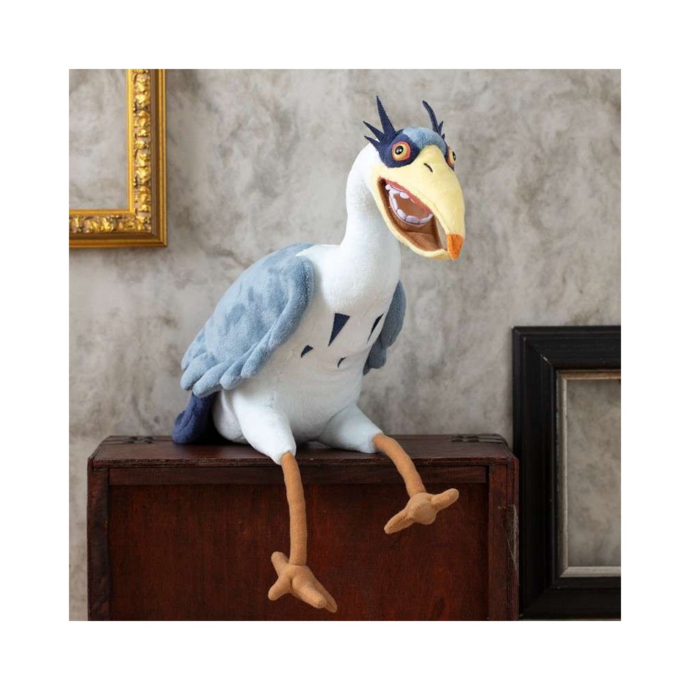 STUDIO GHIBLI THE BOY AND THE HERON GREY HERON PLUSH FIGURE