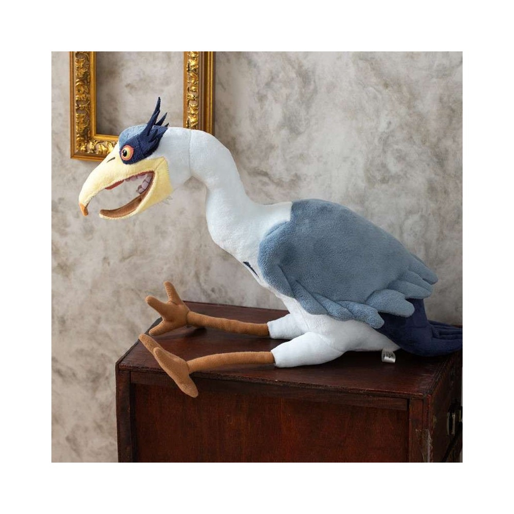 STUDIO GHIBLI THE BOY AND THE HERON GREY HERON PLUSH FIGURE