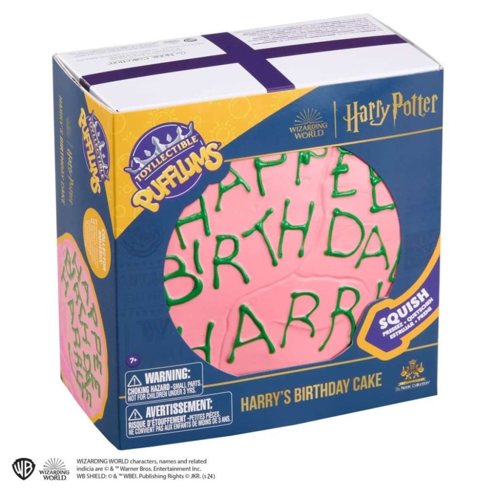 HARRY POTTER BIRTHDAY CAKE PUFFLUMS ANTISTRESS NOBLE COLLECTIONS