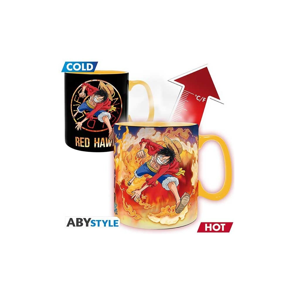 ONE PIECE LUFFY E SABO TAZZA CAMBIACOLORE ABYSTYLE