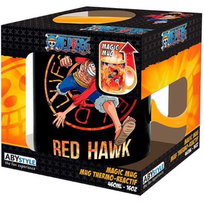 ABYSTYLE ONE PIECE LUFFY AND SABO HEAT CHANGE MUG