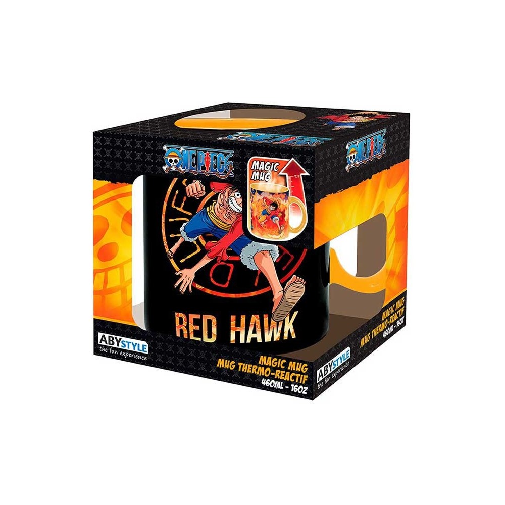 ABYSTYLE ONE PIECE LUFFY AND SABO HEAT CHANGE MUG