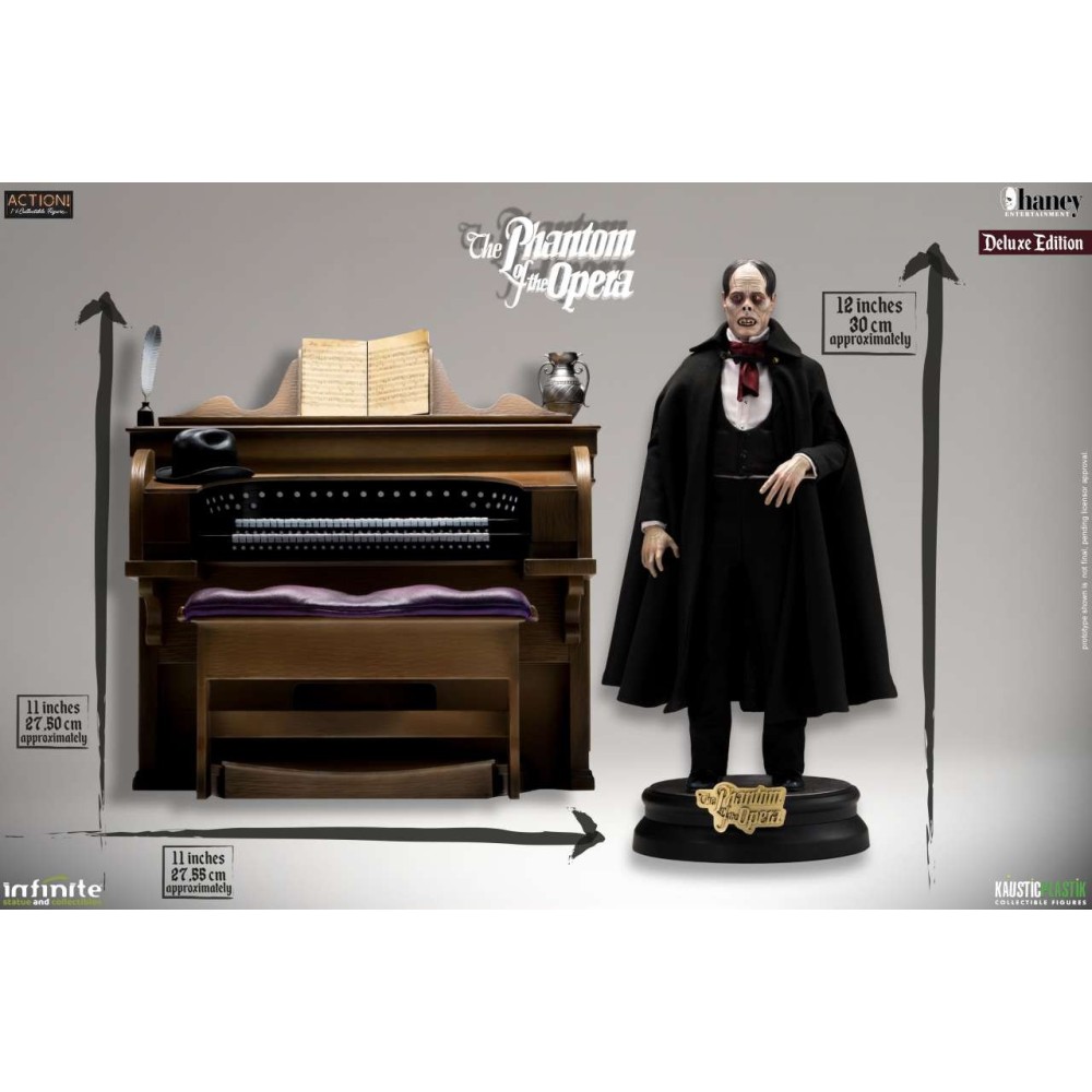 INFINITE STATUE THE PHANTOM OF THE OPERA LON CHANEY DLX EDITION ACTION FIGURE