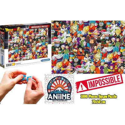 CLEMENTONI DRAGON BALL SUPER THE CAST 1000 PIECES JIGSAW PUZZLE