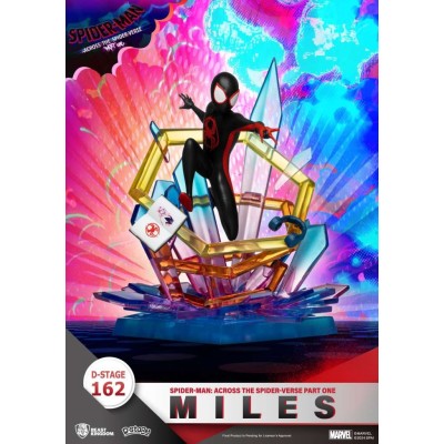 BEAST KINGDOM D-STAGE SPIDER-MAN ACROSS THE SPIDER-VERSE MILES STATUE FIGURE