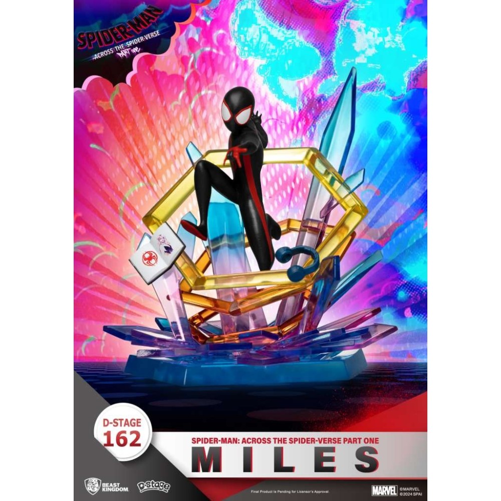 BEAST KINGDOM D-STAGE SPIDER-MAN ACROSS THE SPIDER-VERSE MILES STATUE FIGURE