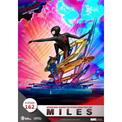 D-STAGE SPIDER-MAN ACROSS THE SPIDER-VERSE MILES STATUA FIGURE DIORAMA BEAST KINGDOM