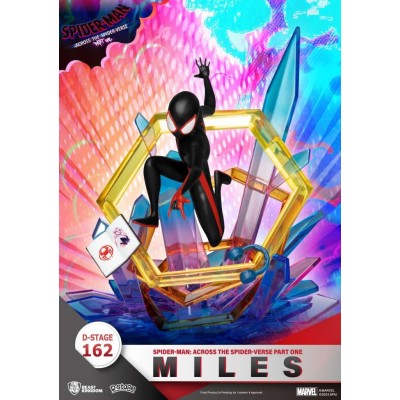D-STAGE SPIDER-MAN ACROSS THE SPIDER-VERSE MILES STATUA FIGURE DIORAMA BEAST KINGDOM