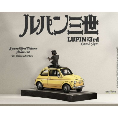 INFINITE STATUE LUPIN THE THIRD THE ITALIAN ADVENTURE STATUE 1/18 DIORAMA