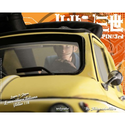INFINITE STATUE LUPIN THE THIRD THE ITALIAN ADVENTURE STATUE 1/18 DIORAMA