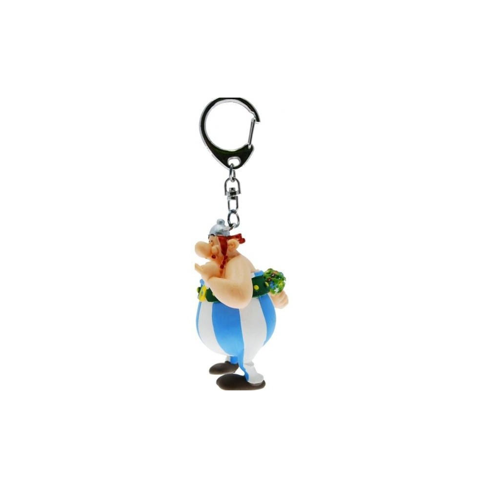 ASTERIX - OBELIX IN LOVE KEYRING PORTACHIAVI PVC FIGURE PLASTOY