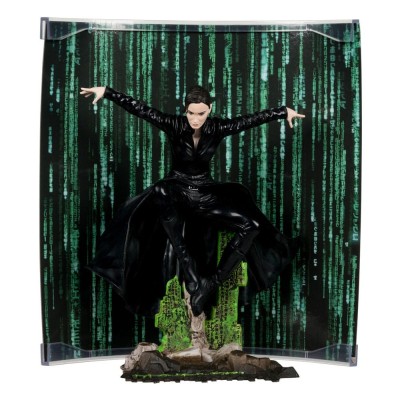 THE MATRIX MOVIE MANIACS TRINITY ACTION FIGURE MC FARLANE